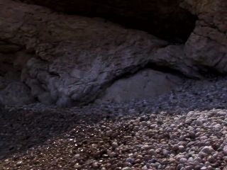 rubber clit on the beach