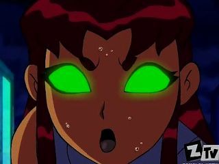 starfire fucked tentacles