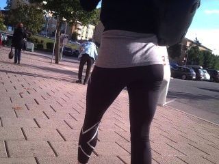 groping candid ass