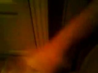teen boy plays bathroom