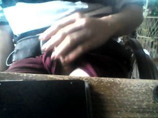 maid caught guy masturbation