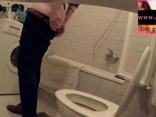 pooping on toilet girls spy cam