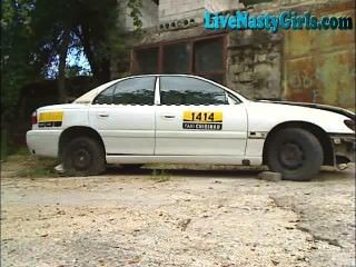 hot ukrainian slut masturbates public part